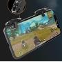 Mobile Game Controller [L1+R1] Trigger Aim Button Compatible Mobile Phone [X10] (Black)
