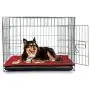 Downtown Pet Supply Comfort Pet Dog Kennel Crate Mat and Nap Pad (Blue, Red, Maroon, Green, Tan, Fiesta, Oatmeal, Brown, Silver - X-Large, Large, Medium, Small, X-Small)