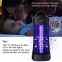 pzqzmar Electric Bug Zapper Mosquito Killer Lamp Insect Flying Trap Attractant Mosquitoes Zappers Pest Control with UV Light for Indoor