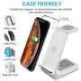 Wireless Charging Stand, GEEKERA 3 in 1 Wireless Charger Fast Charging Dock Station for Apple Watch 5 4 3 2 1, Airpods 2/Pro, iPhone 11/11 Pro/X/Xr/Xs/8 Plus,Qi-Certified Phones(with QC 3.0 Adapter) Wireless Charging Stand, GEEKERA 3 in 1 Wireless Charger Fast Charging Dock Station for Apple Watch 5 4 3 2 1, Airpods 2/Pro, iPhone 11/11 Pro/X/Xr/Xs/8 Plus,Qi-Certified Phones(with QC 3.0 Adapter)