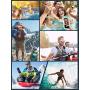 Mpow Universal Waterproof Case, 3 Pack Waterproof Phone Pouch Underwater IPX8 Dry Bag Compatible iPhone 11/11 Pro Max/Xs Max/XS/XR/X/8P, Galaxy S20/S10/S9, Google/HTC up to 6.8" (Pink Blue Black)