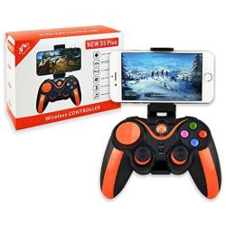 GEN Game New S5 Plus Wireless 4.0 Gamepad Trigger Pubg Controller Mobile Joystick Compatible Phone8/XR/XS iOS Compatible Android Mobile Phone Tablet PC (Play Straight)