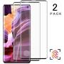 Galaxy S10 Screen Protector, 2-Pack Tempered Glass [Fingerprint Sensor Support, 9H Hardness, 3D Curved Full Coverage, Bubble Free, HD Glass Screen Film for Samsung Galaxy S10 (6.1")