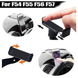 Miniclue Behind Tachometer Bolt-On Smartphone Cell Phone Cup Mount GPS Holder with Cradle Rotatable Clip for Mini Cooper F54 F55 F56 F57 F60，1pack