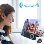 GLISTON 12 3D Phone Screen Magnifier with Bluetooth Speaker, HD Screen Amplifier, DIY Screen Magnifier for Cell Phone, Phone Screen Enlarger with Folding Screen Magnifier for Movies, Videos, Gaming