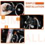 FITFORT Universal Air Vent Car Mount - 360° Rotation Clip Car Mount Phone Holder with Adjustable Switch Lock for All Smartphones GPS Navigation