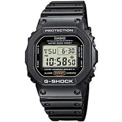 Casio Mens G-Shock Quartz Watch with Resin Strap, Black, 20 (Model: DW5600E-1V)