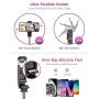 Selfie Stick Tripod, ELEGIANT Lightweight Aluminum All in One Extendable Selfie Stick Bluetooth with Remote Compatible with iPhone 11/11PRO/XS Max/XS/XR/8P/7P, Galaxy S20/S10/S9S8, Gopro, Small Camera
