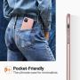 TORRAS Slim Fit iPhone 11 Pro Case, Ultra-Thin Anti-Fingerprints Full Protection Hard PC Cover with Matte Finish Grip for iPhone 11 PRO Case, Rose Gold