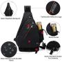 Tudequ Dry Wet Separation Sling Crossbody Chest Bag Backpack Casual Daypack for Men Women Teens