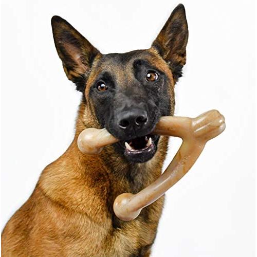 Pet Qwerks Wish BarkBone - For Aggressive Chewers| Made in USA