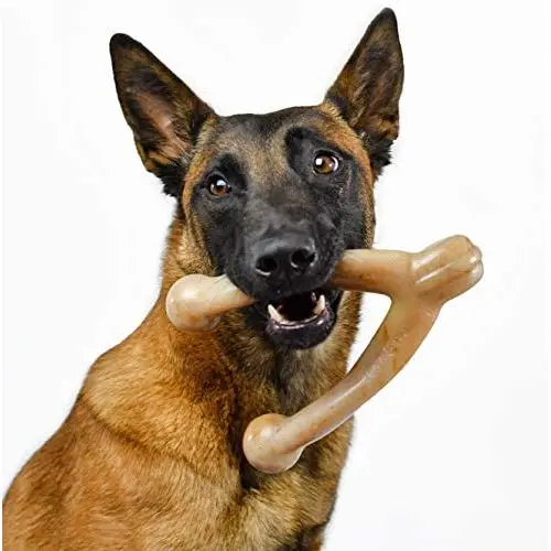 Pet Qwerks Wish BarkBone - For Aggressive Chewers| Made in USA