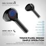 AHUTORU Bluetooth 5.0 Wireless Earbuds with Charging Case TWS Stereo Headphones in Ear Built in Mic Headset Premium Sound with Deep Bass for Android/iPhone (New Black)