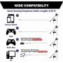 SYL 3.5MM Gaming Headset with Detachable Mic E-Sport Earphones Noise Cancelling Stereo HD Sound Gaming Headset Compatible with PS4, Xbox One, Laptop, Mobile Phones