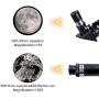 ToyerBee Telescope for Kids& Beginners, 70mm Aperture 300mm Astronomical Refractor Telescope, Tripod& Finder Scope- Portable Travel Telescope with Smartphone Adapter and Wireless Remote