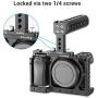SMALLRIG Camera Top Handle Cheese Handle Grip with Built-in Shoe Mount for Camera Rig, Camera Cage - 1638