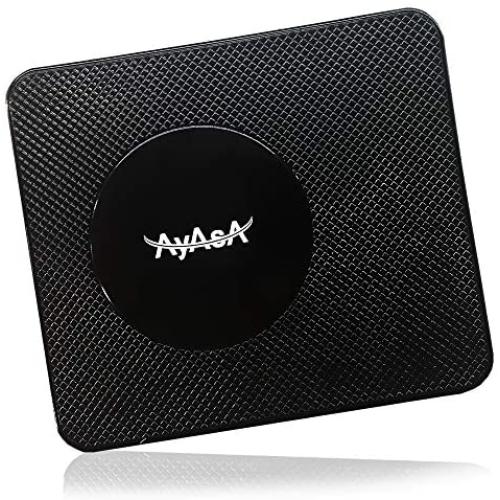 AyAsA z100 Car Pad Non Slip Sticky Anti Slide Dash Cell Phone Mount Holder Mat Car Dashboard Sticky Pad Adhesive Mat for Cell Phone/Electronic Devices/GPS