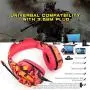 Headset with Mic Camouflage Noise-Cancelling Headphones for PC Cell Phone New Xbox One Laptop (Color : Blue Retail Package)