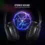 HTQ Gaming Headset for PS4, Xbox One S, PC with Soft Breathing Earmuffs, Adjustable Mic, Audio Stereo Sound & LED Lights, Xbox One Headset Compatible with PC Laptop Nintendo Switch (Blue) HTQ Gaming Headset for PS4, Xbox One S, PC with Soft Breathing Earmuffs, Adjustable Mic, Audio Stereo Sound & LED Lights, Xbox One Headset Compatible with PC Laptop Nintendo Switch (Blue)