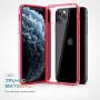 Mkeke Compatible with iPhone 11 Pro Max Case, Clear iPhone 11 Pro Max Cover Shock Absorption Phone Cases 6.5 inch-Red
