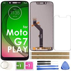 G7 Play LCD Screen Replacement Touch Display Digitizer Assembly (Black) for Motorola Moto G7 Play XT1952 XT1952-02/03/04 XT1952DL 5.7"