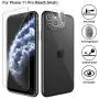[6 Pack] AUDON 3 Pack Screen Protector Tempered Glass for iPhone 11 Pro Max+3 Pack Camera Lens Protector Tempered Glass for iPhone 11 Pro Max (6.5&quot), 3D Edge Anti Scratch Bubble Free HD Clear (Clear)