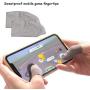 Simons 6Pcs Cellphone Sensitive Breathable Cotton Sweatproof Conductive Triger Finger Tip Sleeve Joystick Controller Thumb Gloves