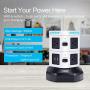 Surge Protector Tower GLCON Power Strip Tower Fast Wireless Charger + 4 USB 5V/5A Ports + 3000W 13A 6 Outlet Plugs + Charging Tower with 6ft Long Extension Cord for Home Office