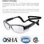 Mysandy Safety Glasses for Work Reduce Eye Strain,Anti-Fog Safety Goggles with Adjustable Arms&Lanyard/Eye Protection Indoor& Outdoor Anti Scratch Lens/ANSI Z87.1 Small Size (Grey) Mysandy Safety Glasses for Work Reduce Eye Strain,Anti-Fog Safety Goggles with Adjustable Arms&Lanyard/Eye Protection Indoor& Outdoor Anti Scratch Lens/ANSI Z87.1 Small Size (Grey)