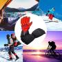 Autocastle Rechargeable Electric Battery Heated Gloves for Men and Women,Outdoor Indoor Battery Powered Hand Warmer Glove Liners for Climbing Hiking Cycling,Winter Must Have Thermal Heated Gloves