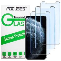Screen Protector for iPhone 11 Pro Max, iPhone Xs Max, Focuses Anti-Blue Light Temper Glass Film [Eye Protection ] for iPhone Pro Max/XS Max-3Pcs