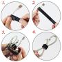 Honyear Pack of 20 Reusable Cord Organizer Keeper Holder, Fastening Cable Ties Straps for Earbud Headphones Phones Electronics Electrical Computer PC Wire wrap Management