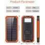 Portable Charger Power Bank 15000mAh, Elzle Solar Charger, Solar Power Bank Battery Pack, High-Speed Charging Solar Phone Charger for iPhone, Samsung and More. Portable Charger Power Bank 15000mAh, Elzle Solar Charger, Solar Power Bank Battery Pack, High-Speed Charging Solar Phone Charger for iPhone, Samsung and More.