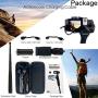 Hohem GoPro Gimbal Stabilizer, iSteady Pro 2 Kit with Phone Holder & Extension Rod, 3 Axis Splash-Proof Gimble IP64, for DJI Osmo Action,GoPro Hero 7/6/5/4/3, Action Cameras(can not Support gopro 8)