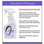 Zero Odor Litter Box Odor Eliminator, Trigger Spray, 16 ounces