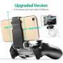 ICESPRING Phone Clip Holder Clamp Mount Stand Bracket for Playstation 4 Slim Pro PS4 Wireless Controller