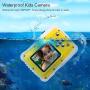 Smyidel Waterproof Mini Kid Camera High Definition 12MP HD 3M Underwater Swimming Digital Camera Camcorder 2.0 Inch LCD Display (Yellow)