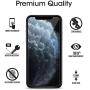 amFilm Glass Screen Protector for iPhone 11 Pro Max/iPhone Xs Max (6.5" Display) (3 Pack) with Easy Installation Tray
