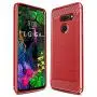 LG G8 ThinQ Case,LG G8 Case, Sucnakp TPU Shock Absorption Cell Phone Cases Technology Raised Bezels Protective Cover for LG G8 Case (Red)