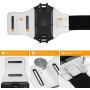 VUP Running Armband for iPhone 11 Pro Max X XR XS 8 7 6 6s Plus,Galaxy S10 S9 S8 Plus, Note 9/8/5/4,Google Pixel 3/2 XL,180°Rotatable with Key Holder Phone Armband for Hiking Biking Walking(Sliver)