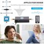 AT&T Cell Phone Signal Booster T-Mobile US Cellular Band12/17 4G LTE Cell Signal Booster ATT Cell Phone Booster Repeater Amplifier 700Mhz FDD Mobile Signal Booster with Ceiling+Yagi Antennas for Home