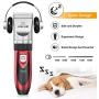 oneisall Dog Shaver Clippers Low Noise Rechargeable Cordless Electric Quiet Hair Clippers Set for Dogs Cats Pets