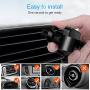 FireKylin Cell Phone Holder for Car, Universal Gravity Auto-Clamping Air Vent Mount with Tempered Glass Compatible with iPhone 11 Pro XR Xs Max Xs X 8 7 6 Plus, Samsung Galaxy S10 S10+ S10e S9 S8 S7