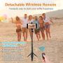 Selfie Stick,40 Inch Extendable Selfie Stick Tripod and Phone Tripod Stand with Rechargeable Wireless Remote,Compatible with iPhone 11 Pro Xs X 8 7 6 Plus,Samsung Galaxy S8 S9 S10,Gopro,Camera