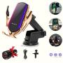 Wireless Car Charger Mount,Windshield Dash Air Vent Phone Holder Compatible iPhone 11/11 Pro/11 Pro Max/Xs MAX/XS/XR/X/8/8+,Samsung S10/S10+/S9/S9+/S8/S8+