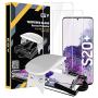 EGV [2 Pack Screen Protector for Samsung Galaxy S20 Plus Tempered Glass [Fingerprint Unlock Compatible] [Easy to Install] [Case Friendly]