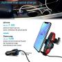 Wireless Charger Car Touch Sensing Automatic Retractable Clip Fast Charging Compatible for iPhone Xs Max/XR/X/8/8Plus Samsung S9/S8/Note 8
