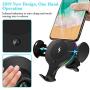 Wireless Car Charger Mount, KNGUVTH Auto Clamping Car Wireless Charger 10W 7.5W Qi Fast Charging Car Phone Holder Air Vent Compatible with iPhone 11 Pro Max Xs X XR 8+, Samsung S10 S10+ S9 S9+ S8 S8+ 