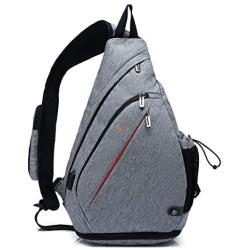 Tudequ Dry Wet Separation Sling Crossbody Chest Bag Backpack Casual Daypack for Men Women Teens