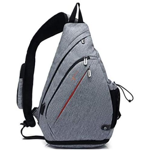 Tudequ Dry Wet Separation Sling Crossbody Chest Bag Backpack Casual Daypack for Men Women Teens